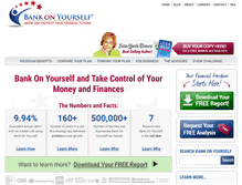 Tablet Screenshot of bankonyourself.com